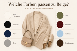 Welche Farbe passt zu beige Kleidung ? Die besten Kombinationen