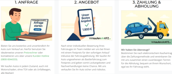 Wer kauft kaputte Autos