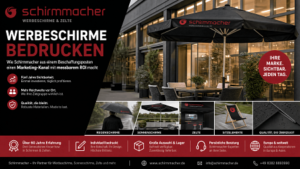 Werbeschirme bedrucken: Wie Schirmmacher aus einem Beschaffungsposten einen Marketing-Kanal mit messbarem ROI macht Schirmmacher